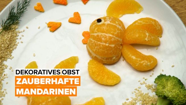 Dekoratives Obst – zauberhafte Mandarinen