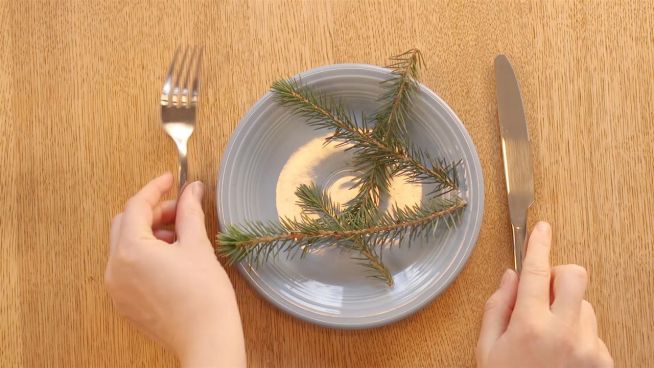 Tanne auf dem Teller: Weihnachtsbaum-Recycling